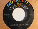 Doo Wop R&B 45 THE KLIXS This Is The End Of Love/It's All Over Music City Rare