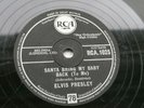 ELVIS PRESLEY UK  1957  RCA   78   SANTA BRING MY BABY  BACK    RCA 1025