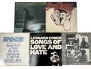 Rock Vinyl Bundle: Neil Young, Cohen, Stones - 5 LPs Varied Condition - K2 B236