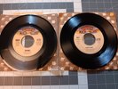 Kiss 2 X 45 rpm Single  LOT; NEAR MINT. SHANDI, SHES SO EUROPEAN HARD TIMES I WA