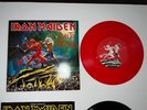 IRON MAIDEN LIMITED EDITION RED  LP “45 RUN TO THE HILLS/TOTAL ECLIPSE 82 NEW.
