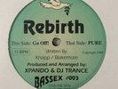 REBIRTH Go Off /PURE 12” Vinyl Single 1994 BASSEX #003 Xpando DJ Trance Acid