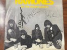 RAMONES AUTOGRAPHED SIGNED X 4 DO YOU WANNA DANCE / BABYSITTER 45 RPM RECORD
