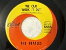 CONTRACT PRESS BEATLES CAPITOL YELLOW ORANGE SWIRL 45 ORIG.  WE CAN WORK IT OUT