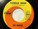 SCRANTON PRESS BEATLES CAPITOL YELLOW ORANGE SWIRL 45 ORIG.  PAPERBACK WRITER