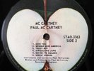 Beatles-Rel 1970 LP McCartney Self-Titled Debut LP Apple, CAPITOL LOGO SIDE 2