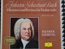 HENRYK SZERYNG-SOLO VIOLIN-BACH 6 SONATAS PARTITAS -DGG Box Set -LARGE TULIP