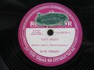 ELVIS PRESLEY 78 RPM TUTTI FRUTTI /BLUE SUEDE SHOES  PINK/WHITE ARG RCA 1A-0829