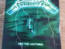 Metallica :Ride the lightning RARE PINK VINYL 1984 BERNETT made in France