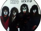 KISS 'Lick It Up' promotional picture-disc vinyl LP, w/make-up artwork