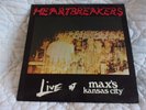 HEARTBREAKERS LIVE AT MAX'S KANSAS CITY LP + FLYER AD JOHNNY THUNDERS PUNK ROCK