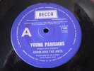 Adam and the Ants Vinyl 45 Young Parisians / Lady Decca Y-444