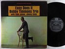 Bobby Timmons Trio - Easy Does It LP - Riverside - RS 9363 Black Label DG VG+