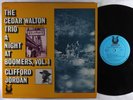 Cedar Walton Trio ft. Clifford Jordan - A Night At Boomers, Vol. 1 LP - Muse VG+