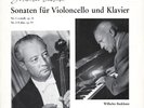 BRAHMS Cello Sonatas 1 & 2 FOURNIER BACKHAUS Decca BLK-16186 LP 1955 Recording