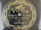 MAC (HARRY McCLINTOCK) Bum Song / Big Rock Candy Mountains 78 Victor 21704 HEAR