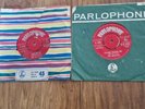 Beatles Red Parlophone Vinyl Singles Please Please Me & Love Me Do