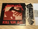 Metallica Kill Em All LP MissPrint Blank B Side Label Original Megaforce
