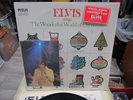 ELVIS PRESLEY Sings The Wonderful World Of Christmas RCA LP  Postcard + STICKER