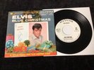 ELVIS PRESLEY 45 PROMO 447-0720 BLUE CHRISTMAS/WOODEN HEART NM/NM HIGH GRADE