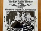 To Have And Have Not LP (1972), RadioPlay, Humphrey Bogart, Lauren Bacall, NEW