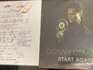 Donny Osmond Start Again & Autographed Art Card Sealed Last 1