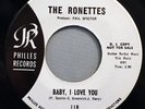 HEAR IT 60's Promo 45 rpm record The Ronettes 