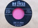 THE BLUE DOTS - Street of Sorrow - clean 45 rpm - Deluxe 6055