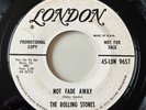 THE ROLLING STONES - Not Fade Away WHITE LABEL PROMO London 45-lon-9657 RARE '64