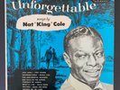 Nat King Cole Unforgettable - 1954 MONO ORIG PRESS FULLY TESTED VINYL EX