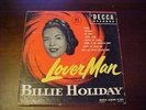 Jazz blues Billie Holiday - Lover Man 4-45 RPM Box Set Decca 9-250- EX -1951