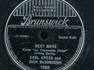 78tk-guitar-BRUNSWICK 7885-Carl Kress & Dick Mcdonough-(Heat Wave/Chicken a la)