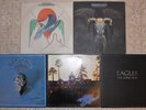 Eagles, 5 Vinyl Record Lot, All LP & US 1st Pressing, Hotel California Long Run