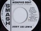 Mod Rock & Roll 45 JERRY LEE LEWIS Memphis Beat SMASH VG+ promo HEAR b