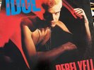 BILLY IDOL  - REBEL YELL Vinyl LP CHRYSALIS - 1983 AND VITAL IDOL BY BILLY IDOL
