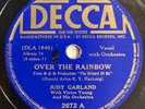HEARJudy Garland Somewhere Over The Rainbow The Jitterbug Decca 2672 78 RPM