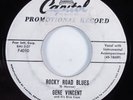 Rockabilly 45 GENE VINCENT Rocky Road Blues CAPITOL promo HEAR b