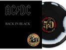 AC/DC - Back In Black: 50th Anniversary - Black & White Marble Colored Vinyl [Us
