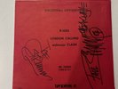 The Clash Signed Joe Strummer Paul Simonon London Calling Flexi disc