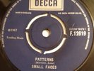 SMALL FACES - PATTERNS / E TOO D - UK DECCA 7