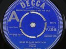 THEM Baby Please Don't Go / Gloria  M- UK demo 45 promo GARAGE mod HEAR