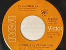 Elvis Presley Merry Christmas Baby / O Come All Ye Faithful RCA Victor 1971