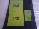 Charli XCX-Brat-Clear Pink Splatter SEALED VINYL/CD AND UNIQUELY SIGNED BUNDLE