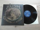 RUSH-CARESS OF STEEL-1st UK PRESS-1Y2Y-EX EX+ VINYL LP ALBUM 1975