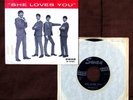 Beatles 45 and Picture Sleeve 1964 Swan She Loves You-I’ll Get You NM Vinyl