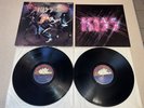 KISS ALIVE  1975 2LP VG+/EX w/Booklet NBLP 7020 Blue Bogart Labels w/Address