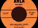 CHESTER RANDLE'S SOUL SENDERS Soul Brothers Testify 45 Anla Rare 1967 LA Funk M-