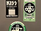 KISS Orig 1977-78 All World Tour Pass+Phantom Of The Park Ticket+Sticker RARE