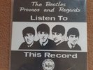 The Beatles Promos and Regards Listen To This Record Sammlerstück