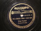 COUNTRY RILEY PUCKETT The Longest Train I Ever Saw BLUEBIRD 8104  E-